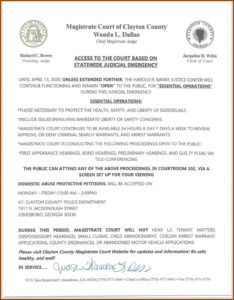 Clayton County Magistrate Court Forms