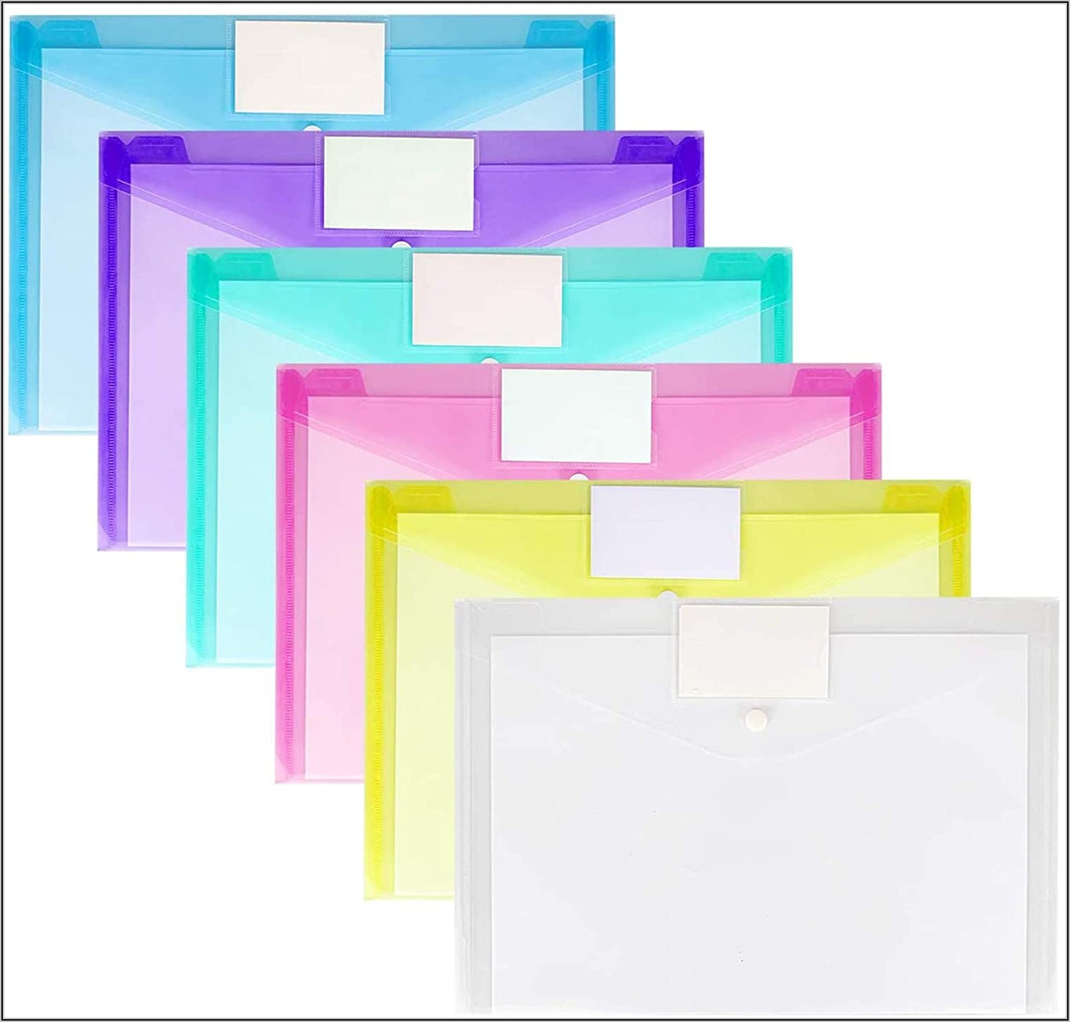 Clear Plastic Envelopes With Snap Closure