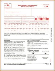 Colorado 1099 Transmittal Form