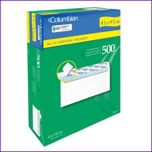 Columbian No. 10 Grip Seal Security Envelopes