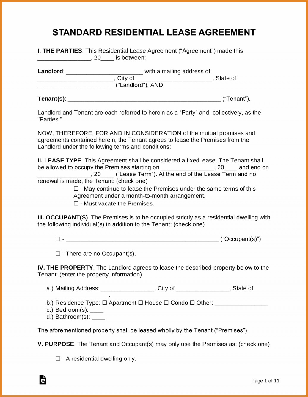 Commercial Lease Agreement Victoria Free Download