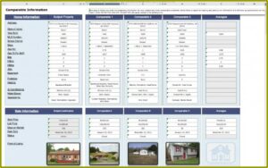 Comparative Market Analysis Cma Real Estate Template