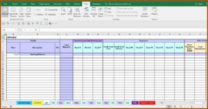 Credit Card Expense Sheet