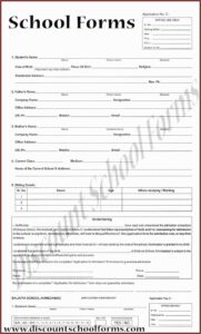 Dance School Registration Form Template Free