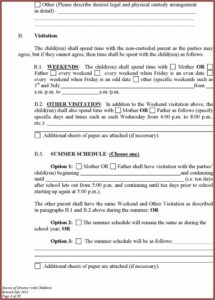 Decree Of Divorce Form