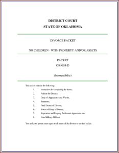 Decree Of Divorce Form Alabama