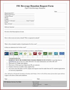 Donation Forms Templates Free