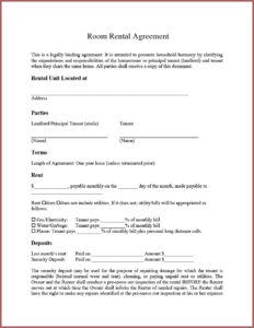 Downloadable Printable Free Tenancy Agreement Template Word Uk