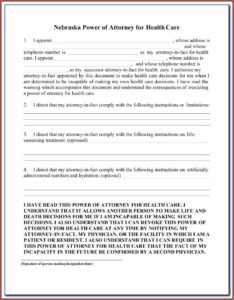 Durable Power Of Attorney Form Maryland Free