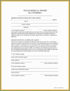 Durable Power Of Attorney Form Nc Free
