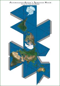Dymaxion World Map Poster