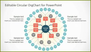 Editable Org Chart Template