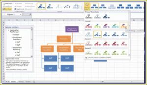 Editable Organizational Chart Template Word