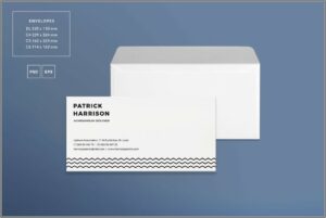 Envelope A4 Mockup Free Download