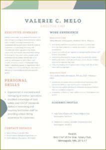Executive Chef Resume Sample