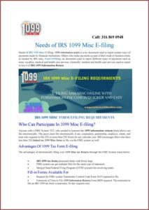 Filing 1099 Misc Forms Electronically