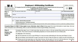 Fillable Form W 4 2020