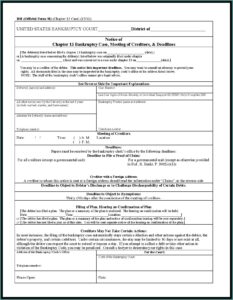 Florida Bankruptcy Forms