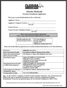 Florida Medicaid Forms For Providers