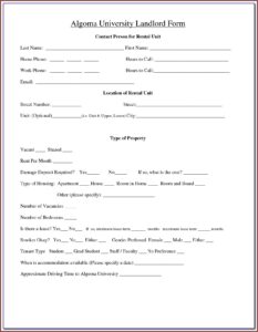 Form 68 Lease Rental Agreement Washington State