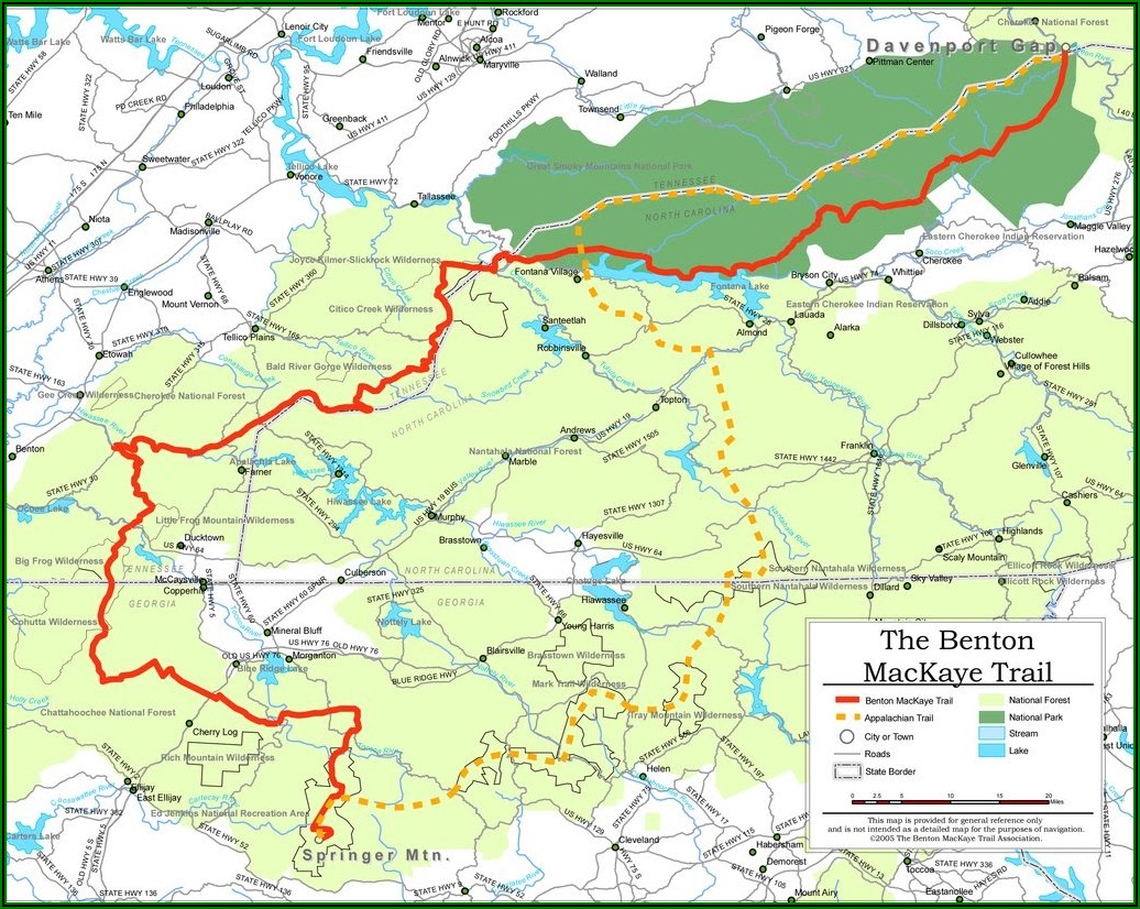 Free Appalachian Trail Map Pdf