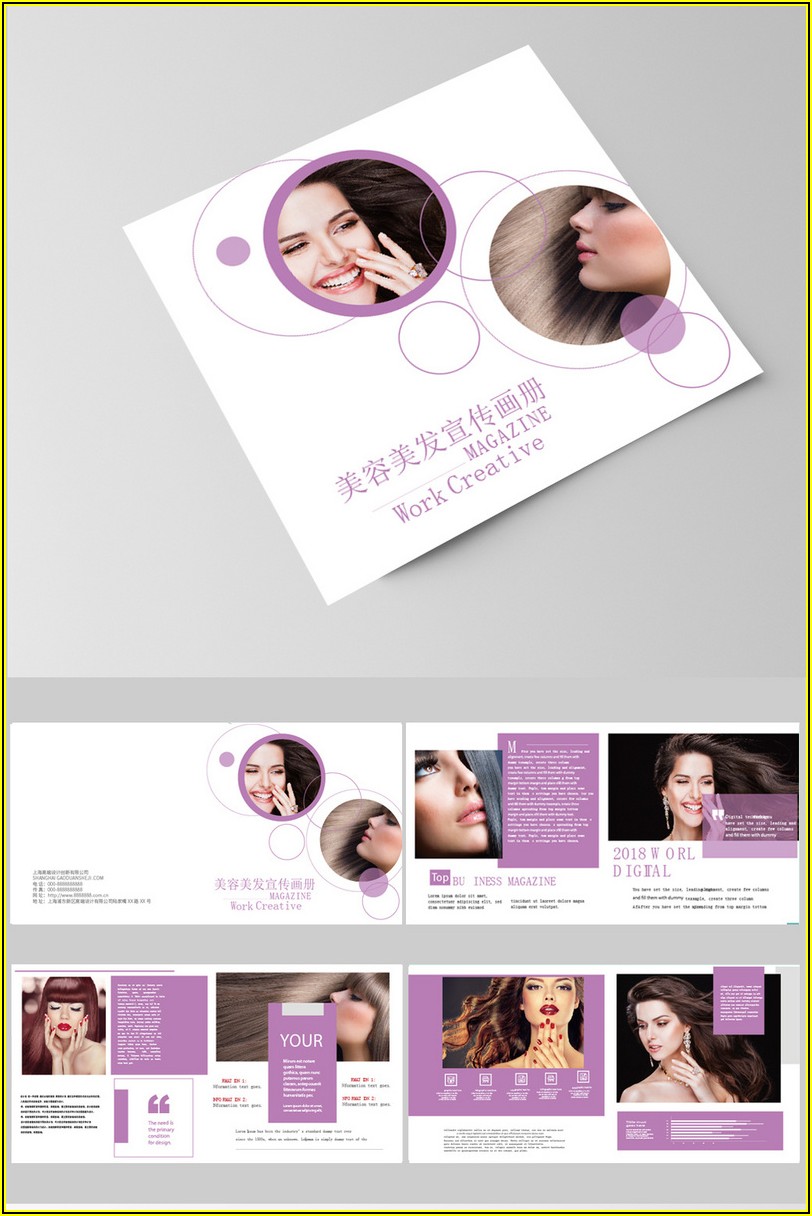 Free Beauty Salon Brochure Templates