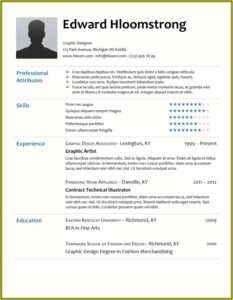 Free Cv Template Google