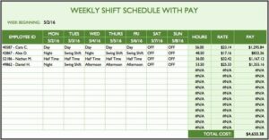 Free Excel Work Plan Template