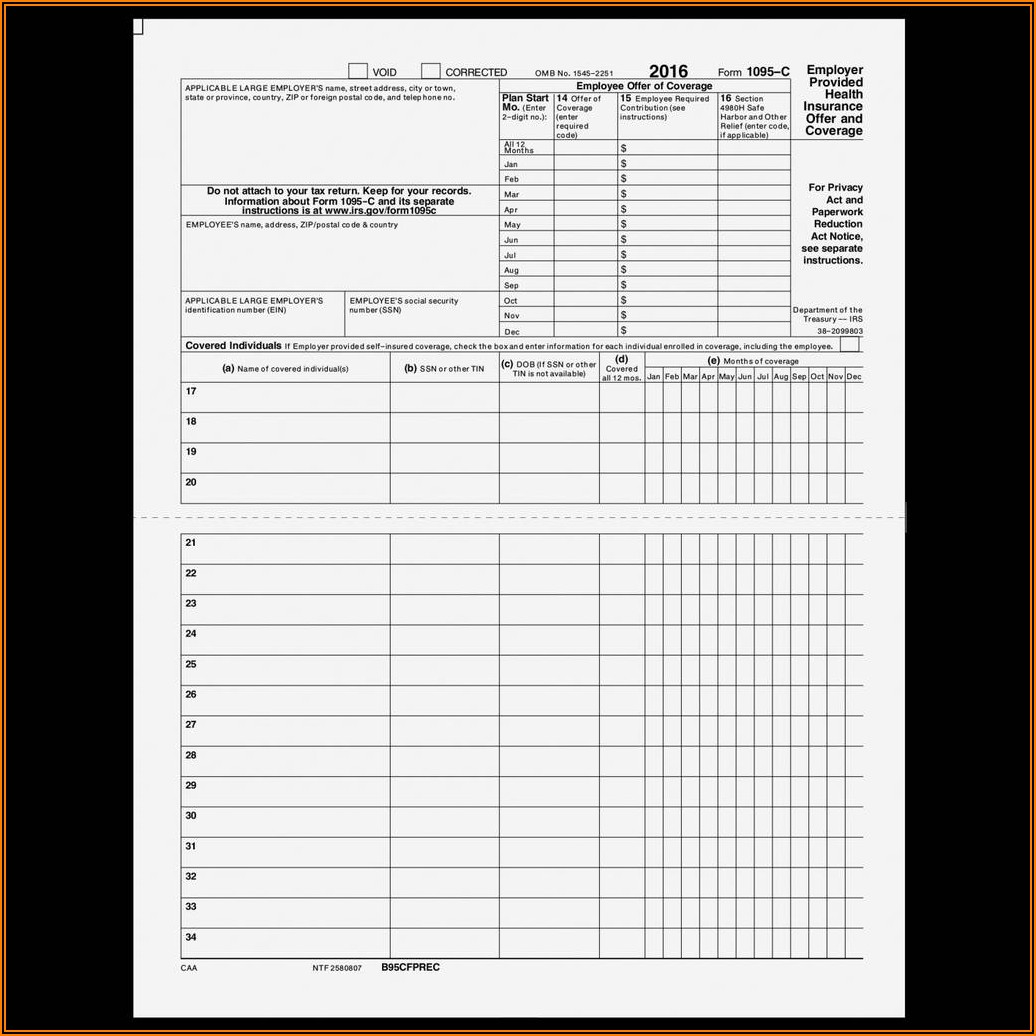 Free Fillable W2c Form 2018