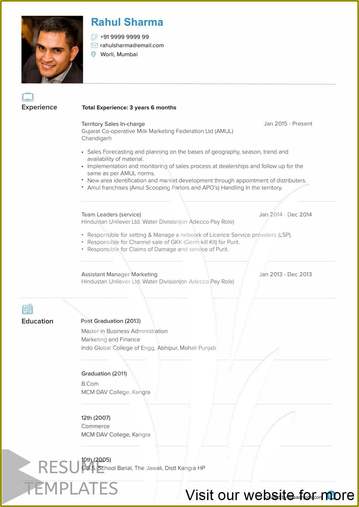 Free Google Resume Templates 2020