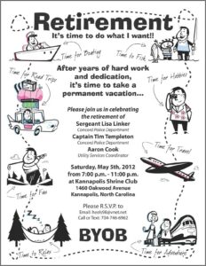 Free Nurse Retirement Party Invitations Templates