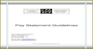 Free Pay Statement Template