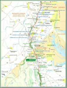 Free Printable Appalachian Trail Map