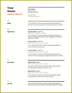 Free Resume Templates Google Docs Download