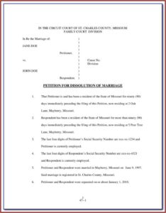 Free Uncontested Divorce Forms Nj