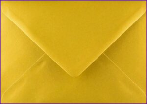 Gold Metallic Envelopes 5x7