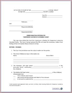 Guardianship Forms In Texas
