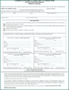 Heirship Affidavit Form Louisiana