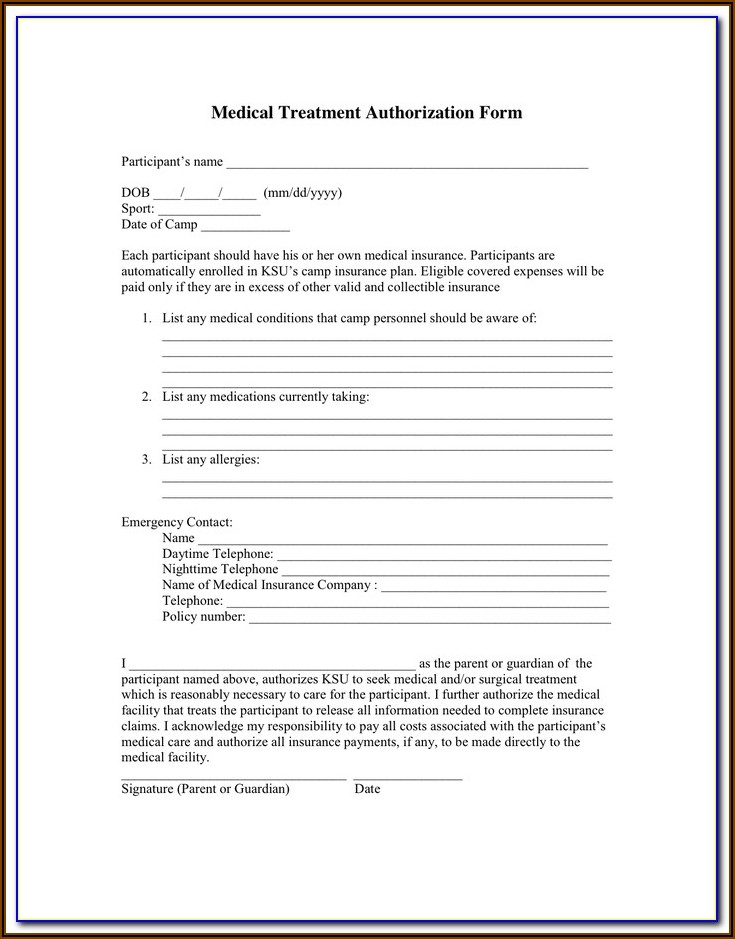 Home Health Care Consent Form