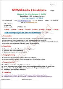 Home Improvement Proposal Sample