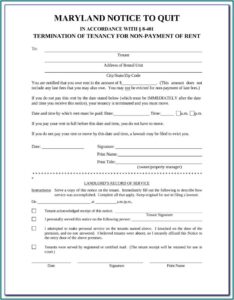 How To Fill Out An Eviction Notice Form