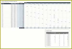 Human Resource Management Plan Template Excel