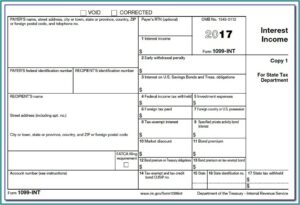 Income Tax Form 1099 G