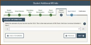 Income Tax On W2 Form Fafsa