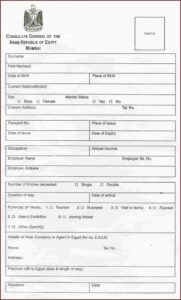 India Tourist Visa Application Form Download