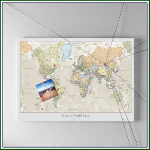 Interactive World Travel Map Planner