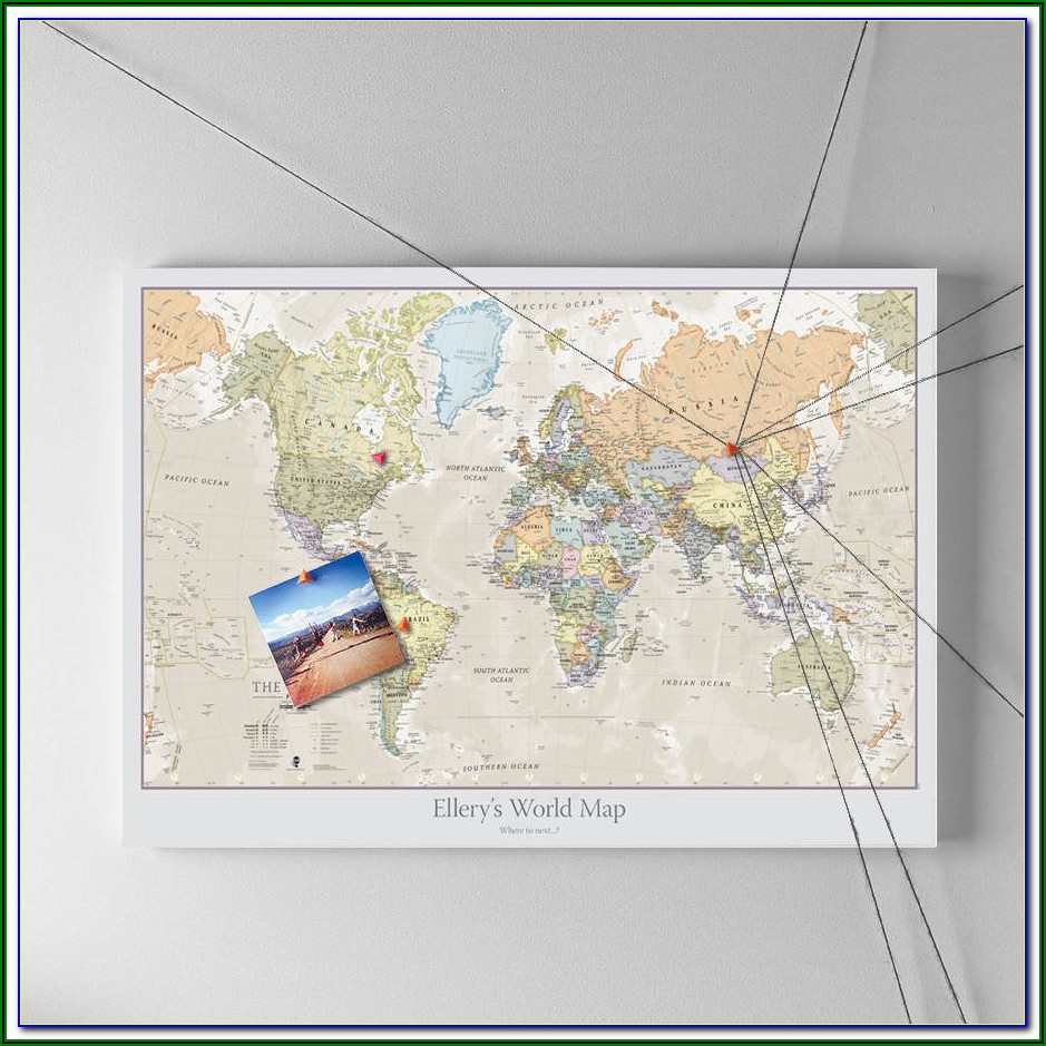 Interactive World Travel Map Planner