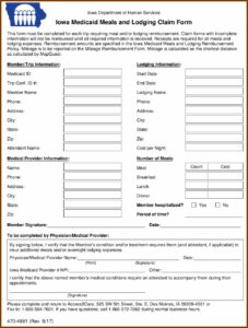 Iowa Medicaid Mileage Reimbursement Form