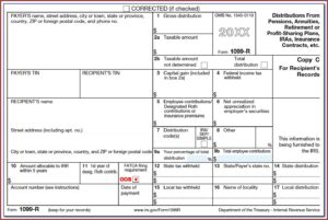 Ira Distribution Tax Forms