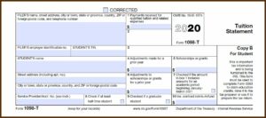 Irs Form 1098 T Box 1